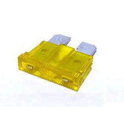 FUSIVEL LAMINA - MEDIO 20AMPERES AMARELO