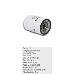 FILTRO OLEO LUBRIFICANTE - FIAT FIRE FILTRO OLEO LUBRIFICANTE - FIAT FIRE